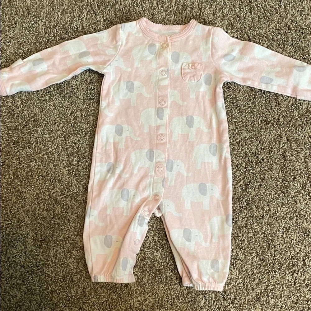 Baby Girl Pajama Bundle Size 3 Month